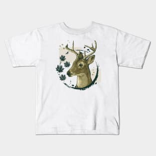 Deer Painting Kids T-Shirt